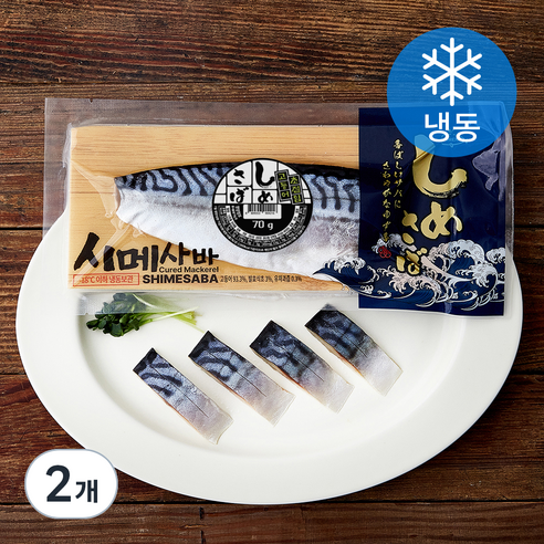 [로켓프레시] 고래미 시메사바 (냉동), 2개, 70g