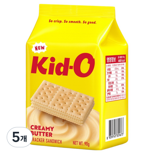 키드오 크리미 버터 크래커 샌드위치