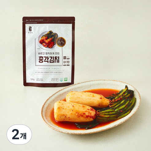 [로켓프레시] 해담촌 전통식품 인증 총각김치