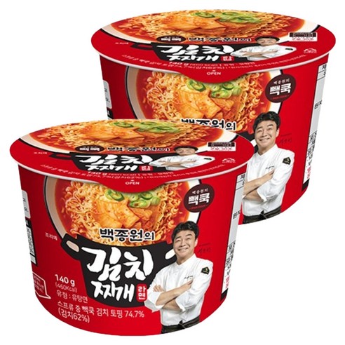 TBK 백종원의 김치찌개 라면 140g