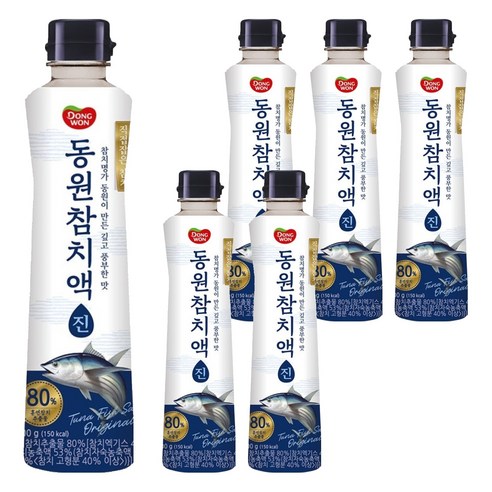 동원 참치액 진, 500g, 6개