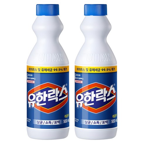 유한락스 레귤러, 500ml, 2개