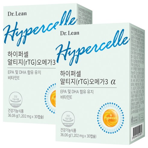 닥터린 정품 하이퍼셀 알티지 rTG 오메가3 알파