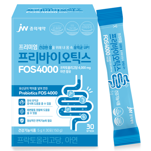 JW중외제약 프리미엄 프리바이오틱스 FOS 4000