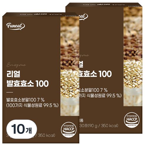 퍼니트 리얼 발효효소 100 30포, 90g, 10개