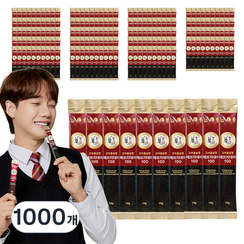 풍년보감 6년근 고려홍삼정 에브리데이100, 15g, 1000개