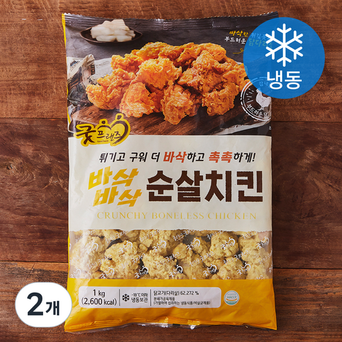 [로켓프레시] 굿프랜즈 바삭바삭 순살치킨 (냉동)