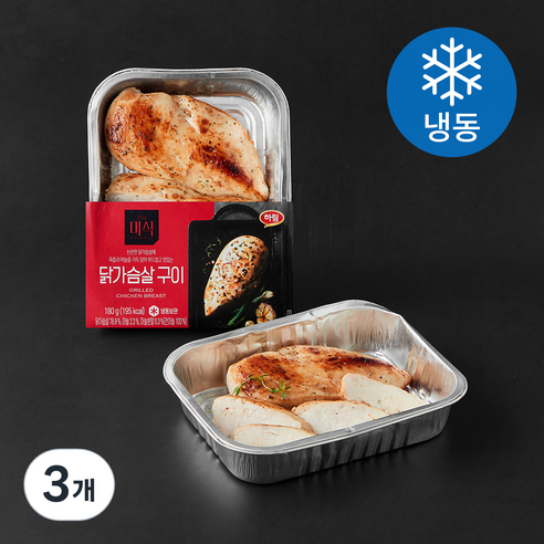 [로켓프레시] 더미식 닭가슴살구이 (냉동), 180g, 3개, 1개입