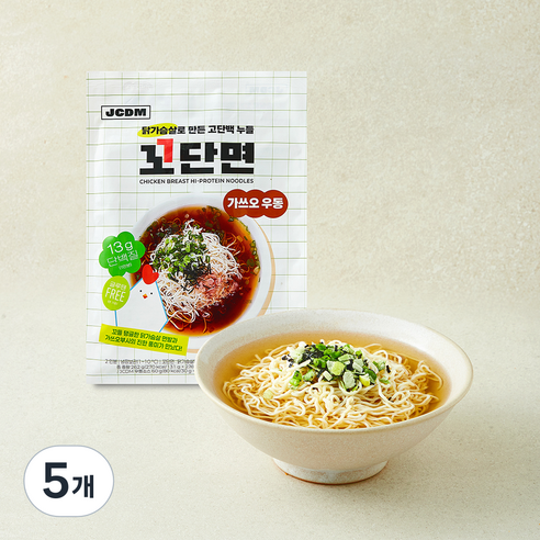 [로켓프레시] JCDM 꼬단면 가쓰오우동 2개입
