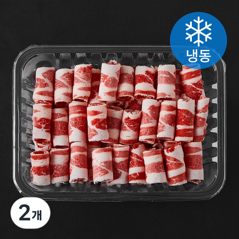 [로켓프레시] 미국산 우삼겹 돌돌말이 (냉동), 2개, 500g