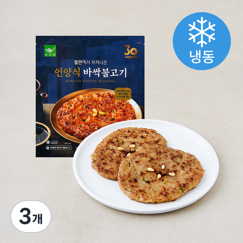 [로켓프레시] 사옹원 언양식 바싹불고기 (냉동), 330g, 3개