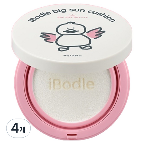 아이보들 유아용 빅 선 쿠션 SPF50+ PA++++, 25g, 4개