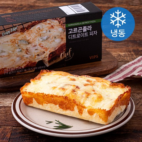 [로켓프레시] 빕스 고르곤졸라 디트로이트 피자 (냉동)