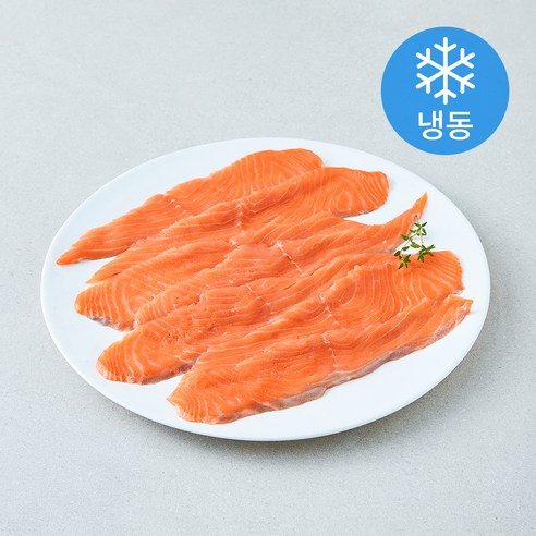 [로켓프레시] 참나무 훈제연어 슬라이스 (냉동)