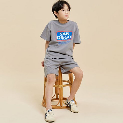 바브키즈 아동용 통기성 샌디에고 상하의 세트