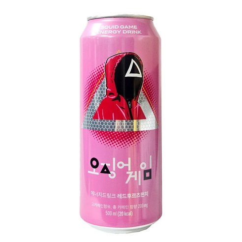 넷플릭스 오징어게임 에너지드링크 후르츠펀치 500ml 1개