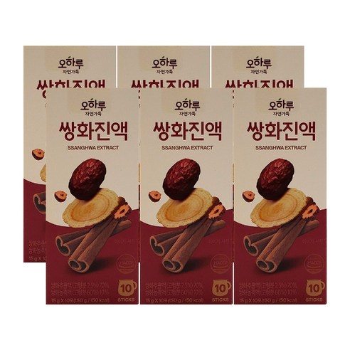 기타 오하루 자연가득 쌍화진액 15g x 10포 6박스 /Hb