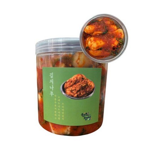 원칙과정성 국내산 전라도 맛 알타리 총각 무김치 서울가정식 프리미엄 수제 여행캠핑캔김치