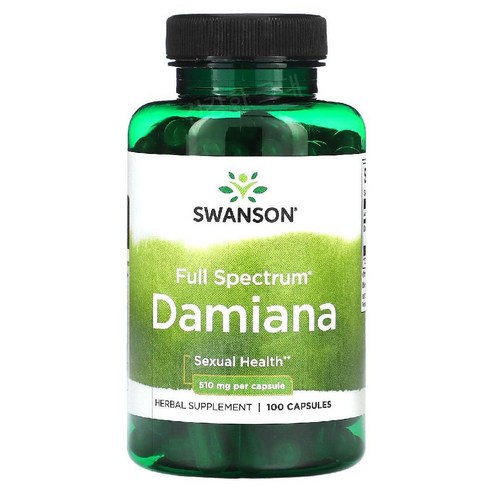 스완슨 다미아나 다미아나잎 510mg 100캡슐 Damiana