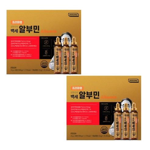 NS홈쇼핑 프리미엄 오한진의 백세알부민 2박스(60병)[35163141]