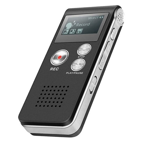 초자연적 유령 사냥 장비 디지털 EVP 음성 활성화 녹음기 USB US 8GB (블랙)