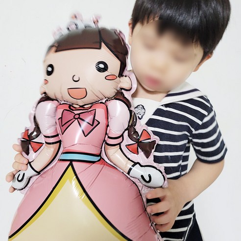 [예쁨주의지호] 중형 왕자님 공주님 풍선 / 은박풍선 / 동화나라, 대형 큰 공주님풍선