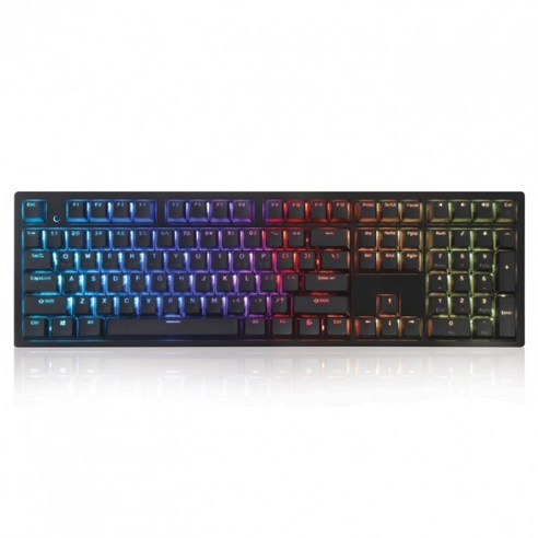 COX 엠프리스 RGB PBT 게이밍 사무용 무접점 키보드 (블랙, 35g)
