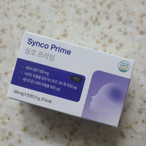 싱코 프라임 500mg, 3개, 30정
