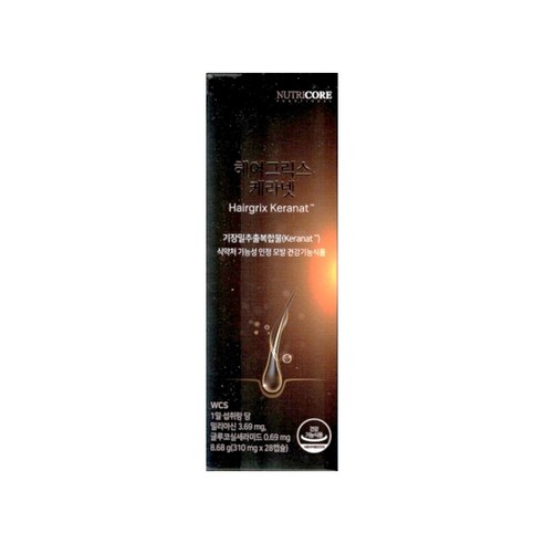 뉴트리코어 헤어그릭스 케라넷 310mg x 28캡슐