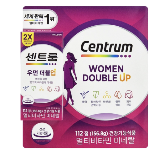 센트룸 여성용 우먼 더블업 멀티비타민 미네랄 영양제