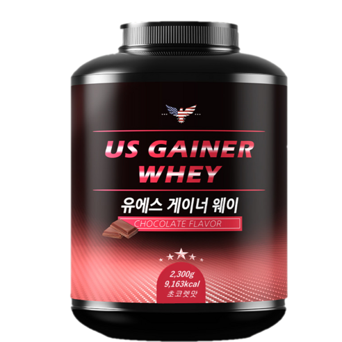 B 1+1+1 유에스게이너 웨이 2.3kg 3개 총6.9kg 단백질보충제 프로틴 헬스 체중근육 벌크업