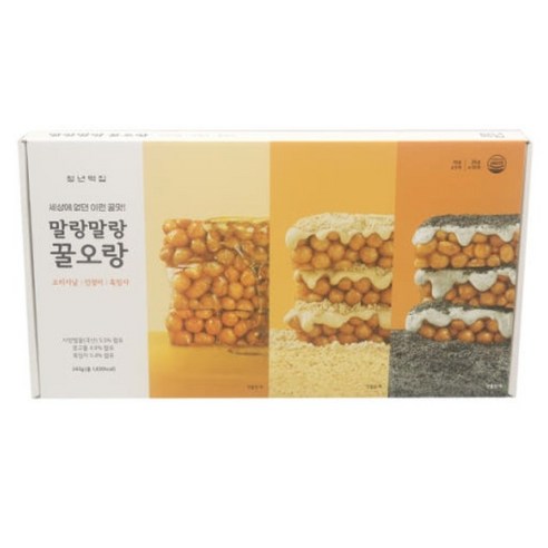 청년떡집 말랑말랑 꿀오랑, 340g, 3박스