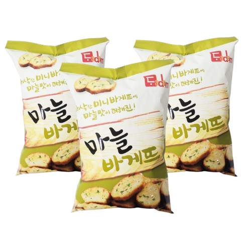 다담 마늘바게뜨 과자, 3개, 90g