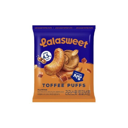 라라스윗 저당 토피넛콘, 35g, 7개