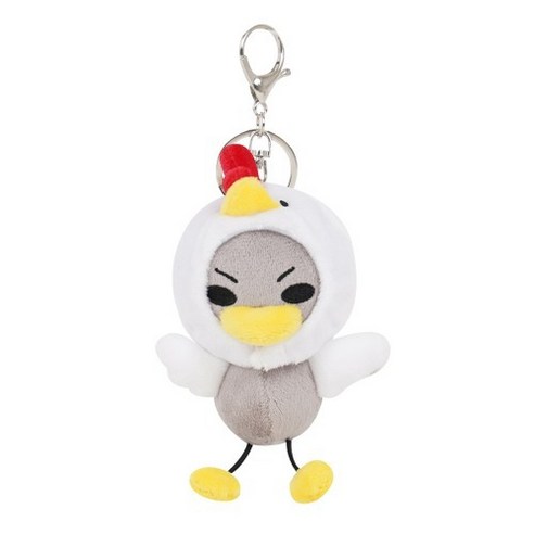 안녕자두야 꼬꼬 - 꼬꼬닭 가방고리 키링 인형 13cm 애착 동물 캐릭터 닭