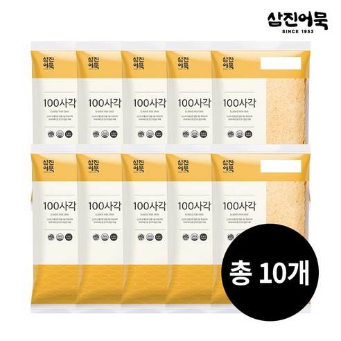 [삼진어묵] 100사각 1봉 320g (10개입) x 10개
