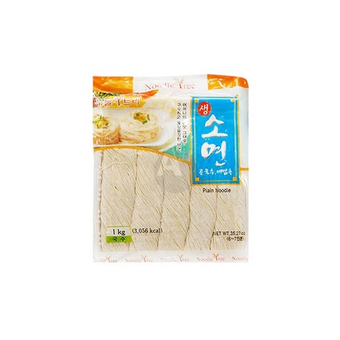 누들트리 생소면 콩국수 비빔용 1Kg 생국수 비빔국수면 콩국수면 식당용식재료 업소용식자재