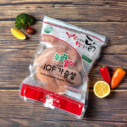 푸르델리 IQF 냉동 생닭가슴살(1kg), 1개