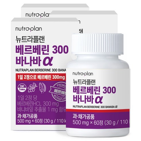 베르베린 300mg 혈행 인도 매자나무열매 식이섬유영양제 추천
