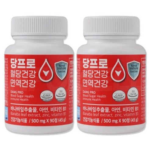 당프로 혈당건강 면역건강 코로솔산 바나바잎 아연 비타민 혈당 면역 에너지 기능성 6개월