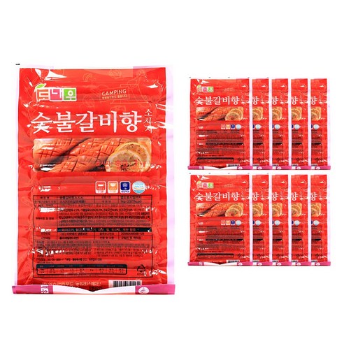 도나우숯불갈비향소시지 1KG에스앤비 BOX(10)