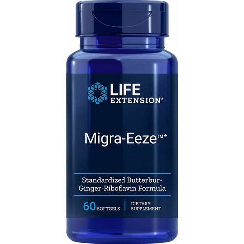 Life Extension 라이프 익스텐션 미그라 에제 버터버 진저 리보플라빈 포뮬러 60정