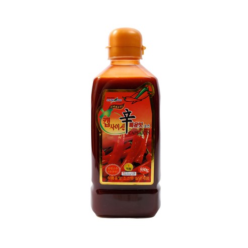 청우 더진한 캡사이신 매운맛 소스, 550g, 1개