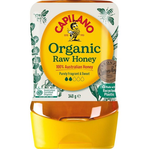 호주 카필라노 로우 호주꿀 Capilano Raw Honey, 2개, 340g