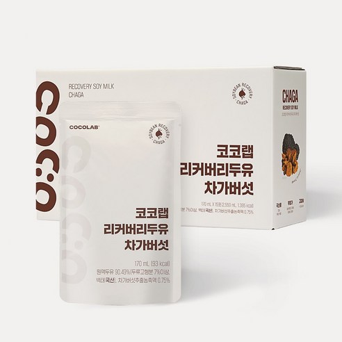 코코랩 리커버리 두유 차가버섯