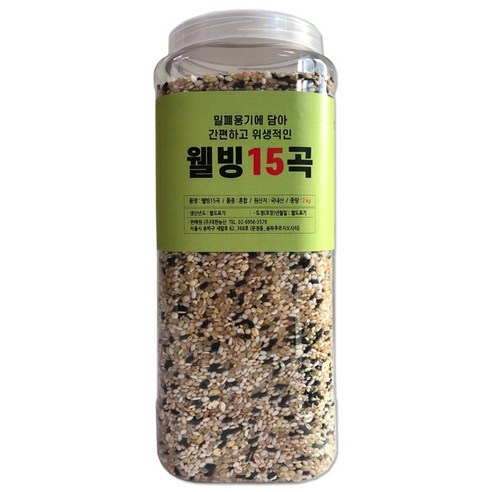 대한농산 통에담은 웰빙15곡, 2kg, 1개