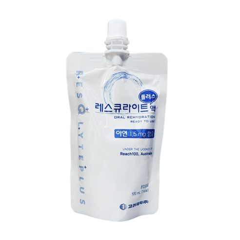 고려제약 레스큐라이트 플러스액 마시는 포도당 비타민 혼합음료 어린이