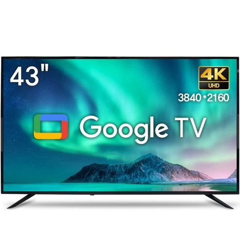 위드라이프 구글 스마트 43인치4K UHD TV 최신형 고화질 안드로이드티비