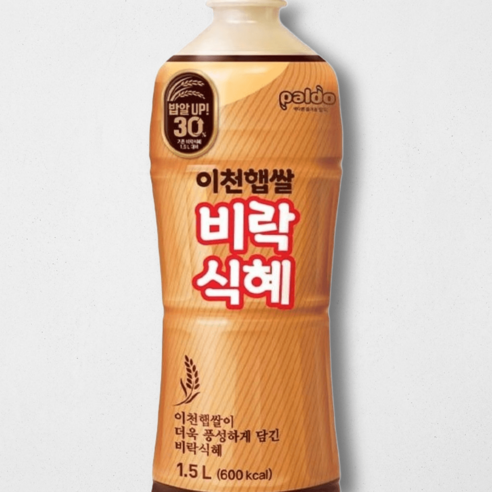 팔도 이천햅쌀식혜 1.5L 식후 입안이 텁텁할 때 시원하게 마시는 깔끔하고 달콤한 전통 음료, 4개, 1.5L