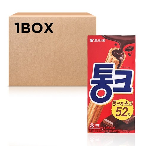 오리온 통크 초코 대용량 사무실간식 탕비실 초코과자 아이들간식 행사 24g, 20개, 24g, 1박스